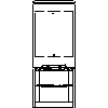 JOTUL Polska - Piec Jotul F 471 SHD - dxf widok z przodu dxf