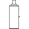 JOTUL Polska - Wkład kominowy Jotul Cube AL - I 400 FL - dxf widok z boku dxf