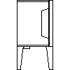 JØTUL UK LTD - Wood stoves  Jøtul F 163 - DXF side view dxf