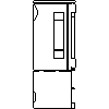 JOTUL Polska - Piec Jotul F 371 - dxf widok z boku dxf