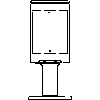 JØTUL UK LTD - Wood stoves  Jøtul F 473 SHD - Dxf front view dxf