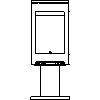 JOTUL Polska - Piec Jotul F 373 - dxf widok z przodu dxf