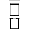 JOTUL Polska - Piec Jotul F 375 - dxf widok z przodu dxf