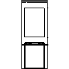 JOTUL Polska - Piec Jotul F 365 - dxf widok z przodu dxf