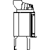 JOTUL Polska - Wkład kominowy Jotul I 18 PA - dxf widok z boku dxf