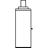 JOTUL Polska - Wkład kominowy Jotul Cube AG - I 500 FL - dxf widok z boku dxf