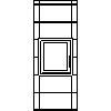 JØTUL UK LTD - Wood stoves  Jøtul FS 350 highpos + I 350 FL - Dxf front view dxf