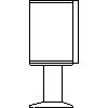 JOTUL Polska - Piec Jotul F 166 - dxf widok z boku dxf