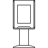 JØTUL UK LTD - Wood stoves  Jøtul F 166 - Dxf front view dxf