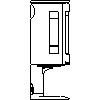 JØTUL UK LTD - Wood stoves  Jøtul F 374 - DXF side view dxf