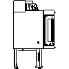 JØTUL UK LTD - Wood stoves  Jøtul I 400 HA - DXF side view dxf