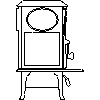 JOTUL Polska - Piec Jotul F 3 - dxf widok z boku dxf