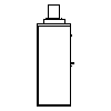 JOTUL Polska - Wkład kominowy Jotul Cube WS GL - I 400FL - dxf widok z boku dxf