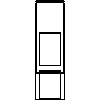 JOTUL Polska - Piec Jotul F 365 HT - dxf widok z przodu dxf