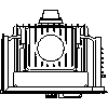 JOTUL Polska - Wkład kominowy Jotul I 520 FL no frame - dxf widok z góry dxf