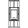 JOTUL Polska - Wkład kominowy Jotul FS 162(158cm) + F 370 - dxf widok z przodu dxf