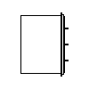 JOTUL Polska - Wkład kominowy Jotul C 31 - dxf widok z boku dxf