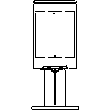 JØTUL UK LTD - Wood stoves  Jøtul F 474 SHD - Dxf front view dxf