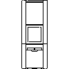 JOTUL Polska - Scan 58-9 HT - dxf widok z przodu dxf