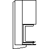 JØTUL UK LTD - DANISH HEATING IDEAS Scan DSA 5 wall - DXF side view dxf