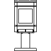 JØTUL UK LTD - DANISH HEATING IDEAS Scan 58-1-1 - Dxf front view dxf