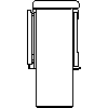 JØTUL UK LTD - DANISH HEATING IDEAS Scan Andersen 8-2 soapstone - DXF side view dxf