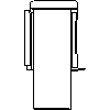 JOTUL Polska - Scan Andersen 4-5 soapstone - dxf widok z boku dxf