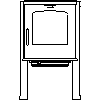 JOTUL Polska - Scan Andersen 4-5 - dxf widok z przodu dxf