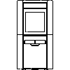 JOTUL Polska - Scan 58-9 - widok z przodu dwg