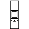 JØTUL UK LTD - DANISH HEATING IDEAS Scan 58-8 HT - Dxf front view dxf