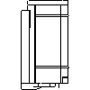 JOTUL Polska - Scan 58-4 wall - widok z boku dwg