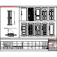 KRAT-MET - Security doors 15CP - KMT_CLASSIC_Antywłamaniowe kl.3_80_15C_prawe dxf dxf