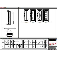 KRAT-MET - Doors 11CP - KMT_PLUS GLAZED X series INOX_80_11CP_prawe dxf dxf