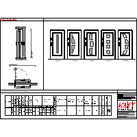 KRAT-MET - Drzwi 15CP - KMT_PLUS PRZESZKLONE seria X INOX_100_15CP_prawe dwg