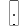 Franke Washroom Systems - Dozownik mydła XINX 616 - widok z przodu dwg