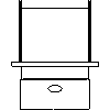 Franke Washroom Systems - Dozownik mydła STRX 618E - widok z góry dwg