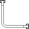 Franke Washroom Systems - Poręcz CNTX 21 - widok z przodu dwg