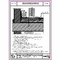 Sopro Bauchemie GmbH  - Terraces - The typical layout of the terrace above a room heated - isolation of contact with the wall of a monolayer dwg