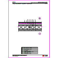 Paroc Group Oy - On the ground floor and ceilings - GP-03, passing through the floor or unheated garage dwg