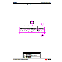 Paroc Group Oy - Insulation of flat roofs - PSm09 System PAROC Air - flat roof insulation - details of the zone fireplace dwg