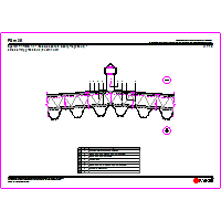Paroc Group Oy - Insulation of flat roofs - PSm05 System PAROC Air - Roof insulation with trapezoidal sheet - details of the dorsal area with fireplace dwg