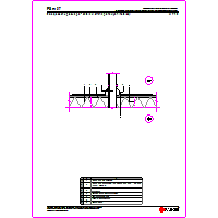 Paroc Group Oy - Insulation of flat roofs - PSm07, insulation of flat roof - details are vertical installation dwg