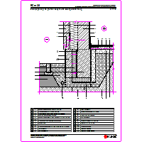 PAROC POLSKA sp. z o.o. - Izolacja ścian fundamentowych i podłóg na gruncie - RCm05, Izolacja podłogi na gruncie budynku ze ścianą szczelinową dwg