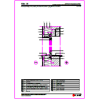 Paroc Group Oy - Insulation massive masonry walls - MSm05, insulation massive masonry-detail connection with window dwg