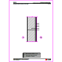 Paroc Group Oy - Insulation massive masonry walls - MS-03, a brick wall insulation on the inside dwg