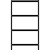 CLASSEQ  - Shelf MetroSeal3 2442NK3 - Front view dwg