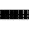 CLASSEQ  - Shelf MetroSeal3 1442NK3 - Projection dwg