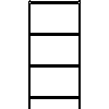 CLASSEQ  - Shelf MetroSeal3 1836NK3 - Front view dwg