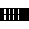 CLASSEQ  - Shelf MetroSeal3 1842NK3 - Projection dwg