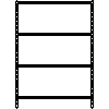 CLASSEQ  - Shelf MetroSeal3 2454NK3 - Front view dwg